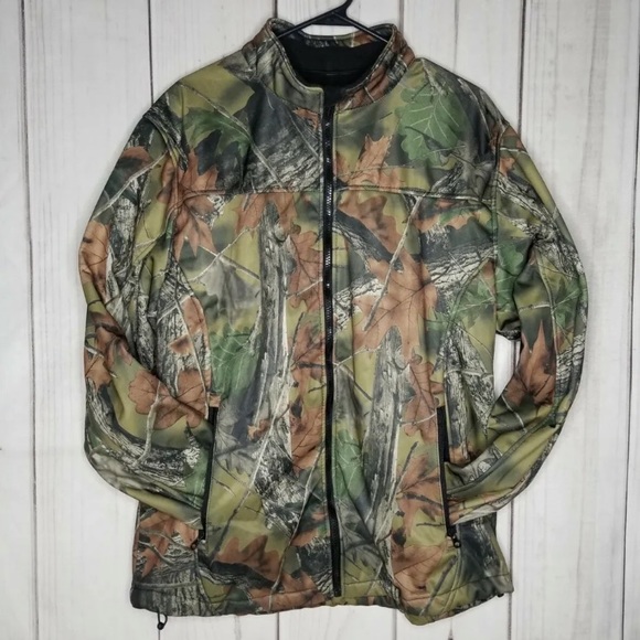 Trail Crest Camo Hunting Jacket Long Sleeve Womens Size X-Large - Picture 1 of 11